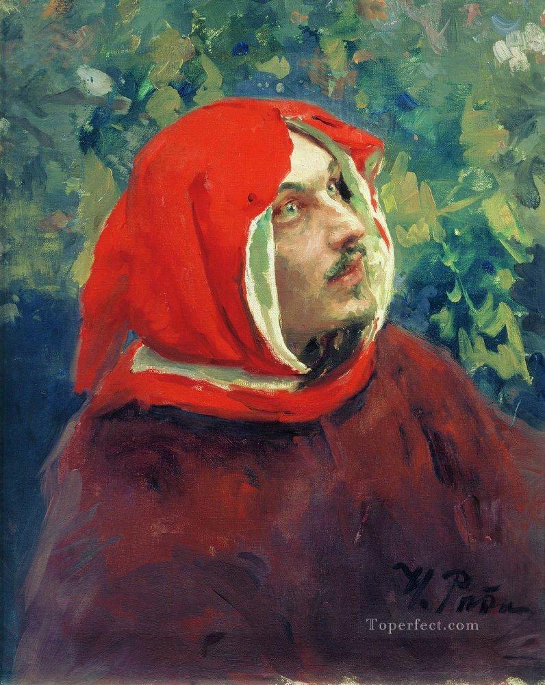portrait of dante Ilya Repin Oil Paintings